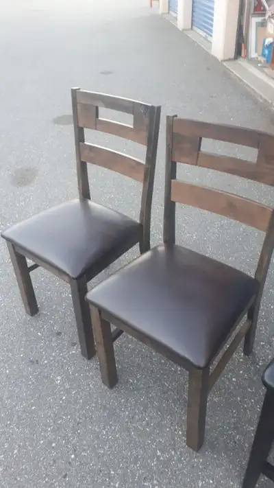 4 ODD DINING CHAIRS NOTE SIZES, View more