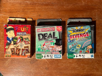 3 boxed Card Games