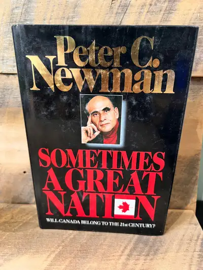 Dive into Canadian history with this fascinating hardcover edition of 'Sometimes a Great Nation' by...