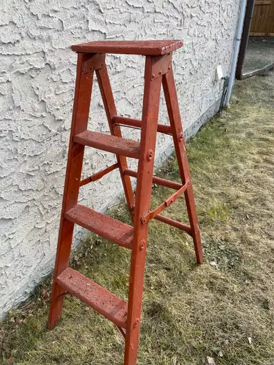 4 foot wood ladder, View more