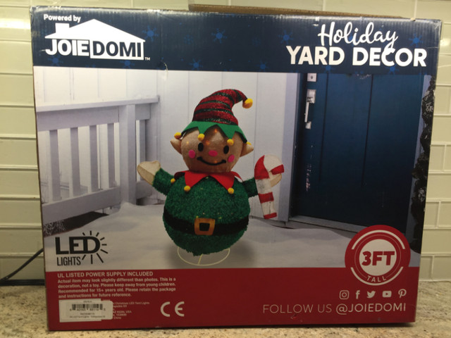 REDUCED - Xmas Outdoor Elf Decoration in Outdoor Décor in Burnaby/New Westminster