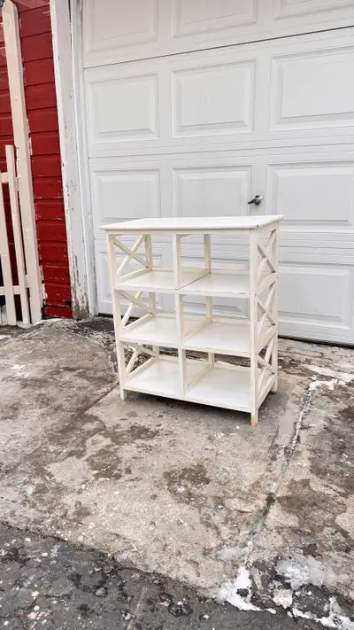 White Wooden Shelf, View more