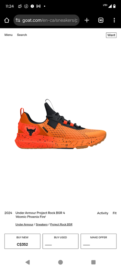 Rare new Dwayne Johnson bsr 4 shoes, View more