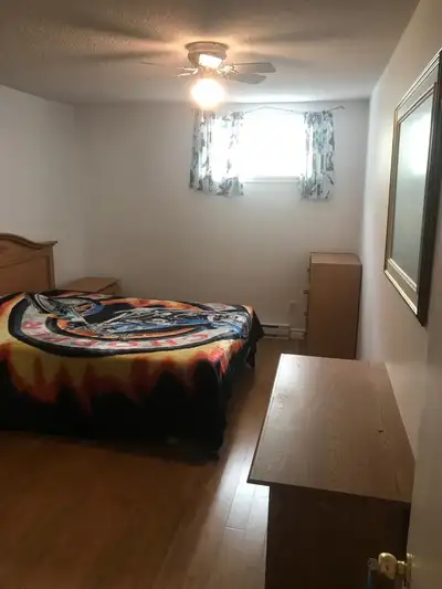 Two Room available for rent in R section Brossard. Everything included in rent .Bus stop few steps a...