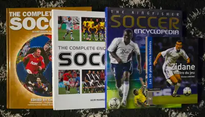 Soccer/Football Books Lot, View more