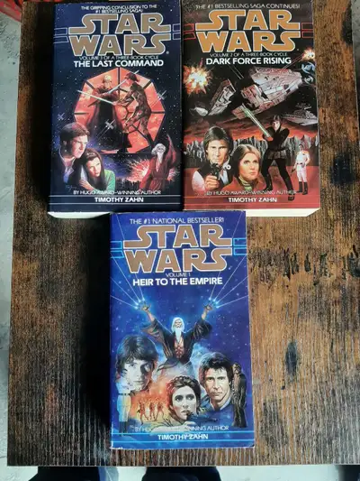 3 STAR WARS PAPERBACK BOOKS, View more