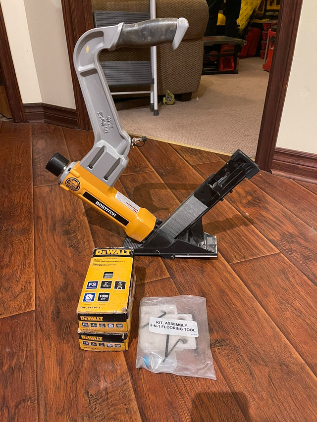 Bostitch 2-in-1 Flooring Nailer/Stapler  in Power Tools in Kingston