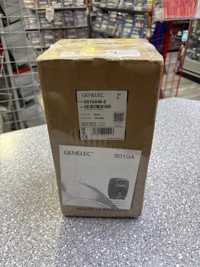 Genelec Active Studio Monitor New in Box 8010AW-2