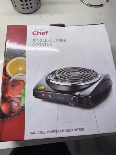 Master Chef Single-Burner Cooktop, View more