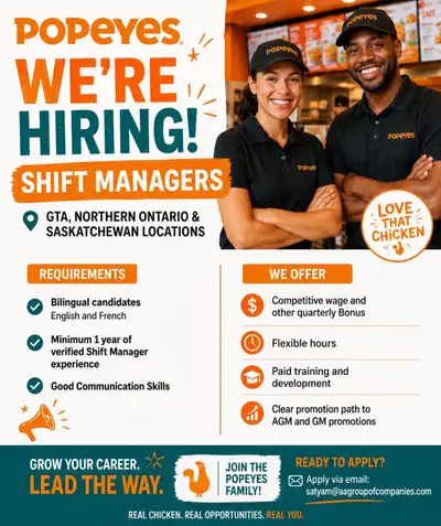 Looking for cook and shift managers. , View more