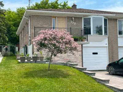 Bright basement apartment with above grade windows and ground level front door. Legal unit construct...