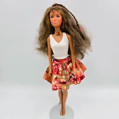 Barbie 2004 Fashion Fever Kayla Doll Tropical Skirt H0869 Mattel, View more