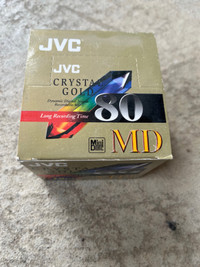 JVC ‘Crystal Gold’ 80min MiniDiscs - 10 pack