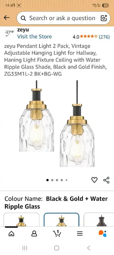 Zeyu Pendant Light, View more