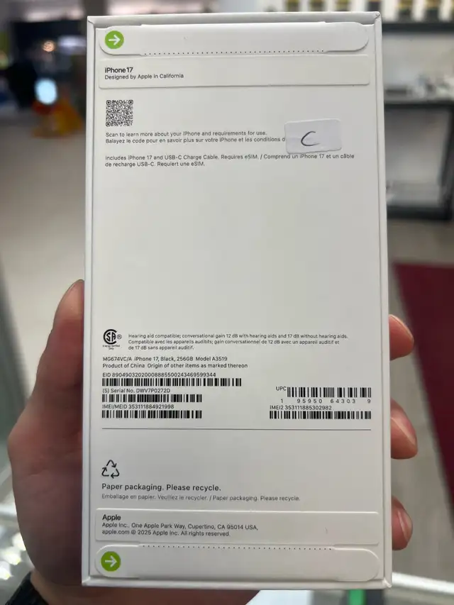 Brand New Sealed!! iPhone 17 -256gb!! in Cell Phones in City of Toronto - Image 5