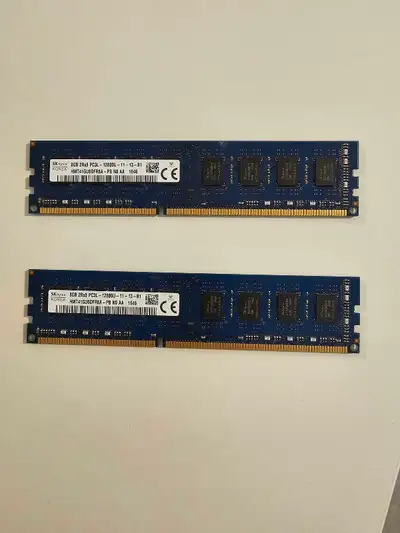 16GB - 2 x 8gb DDR3 1600 RAM Desktop Memory, View more