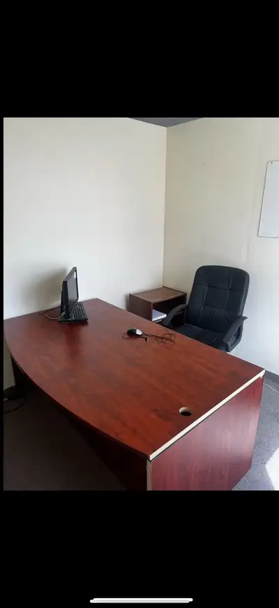 Fully Furnished Office Room Included furniture: - 1 Large office Desk - 4 Chairs - 1 Filing Cabinet...