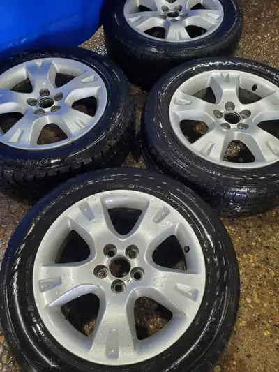 Rims in excellent conditions, no peelings, bends, bubblings, oxidation, scratches, bolt pattern 5x10...
