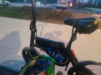 New Jetson foldable ebike 150 has new throttle 150firm