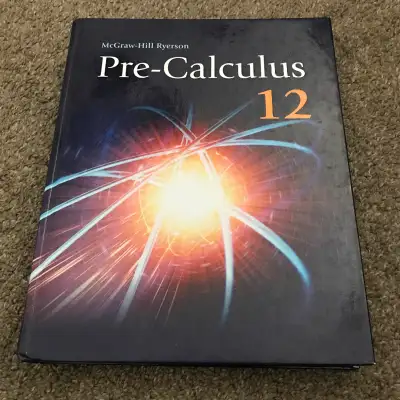High school upgrading calculus math textbook Auburn Bay, SE or can meet Chinook 3:45-5 pm on weekday...