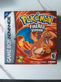 Pokemon Fire Red GBA CIB Like New