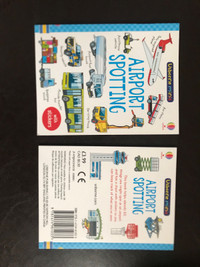 2 brand new airport spotting books from Usbourne books 
