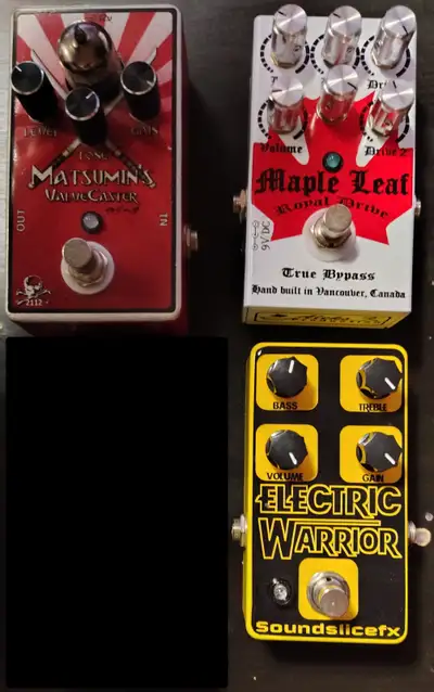 Overdrive, Distortion, Boost Pedals, View more