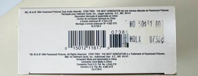 Hallmark Keepsake Star Trek Next Generation Klingon Bird of Prey in Arts & Collectibles in Kitchener / Waterloo - Image 8