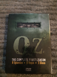 Complete first season of OZ on DVD.