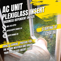AC Unit Plexiglass Insert