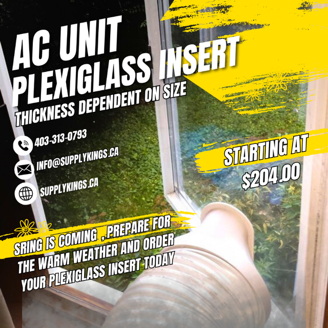 AC Unit Plexiglass Insert in Heaters, Humidifiers & Dehumidifiers in Calgary - Image 2