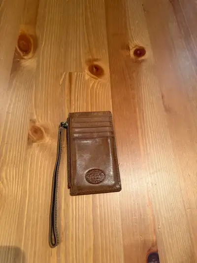 Roots leather wallet, View more