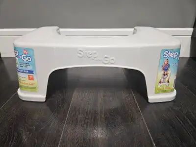 Step and Go Toilet Stool – Barely Used, Sanitized, View more