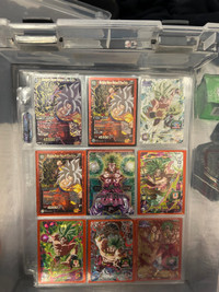 Dragonball z/ super/ gt cards collections novelty 