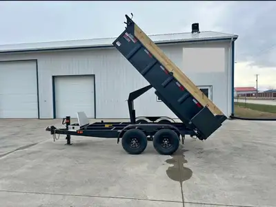 2026 Dump trailer No taxes! I used it only for two loads… brand new! Description: -BRAND: CANADA TRA...