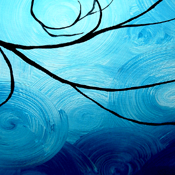 Windswept 46"x32" Original Fine Art Abstract Tree Wall Painting in Home Décor & Accents in Saskatoon - Image 5