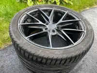 20 inch black wheels +  tires ALL excellent condition  