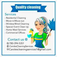 Looking for a great cleaner!  Carole's Cleaning Services is here