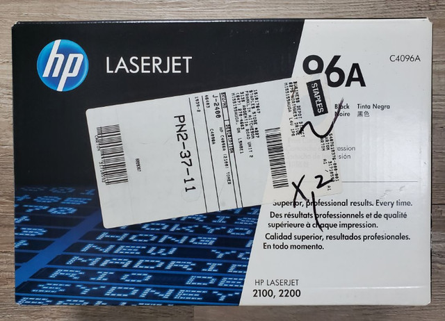 HP 96A Cartridge Laser in Printers, Scanners & Fax in Kawartha Lakes