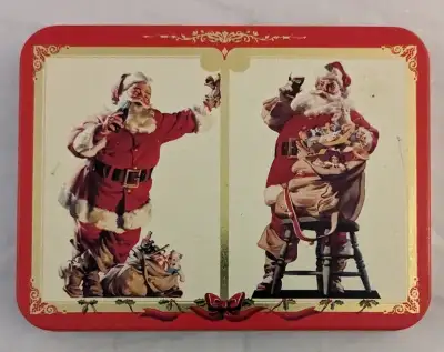 Tin and cards are in excellent shape. All cards and jokers are in both decks. Pickup near Upper Midd...