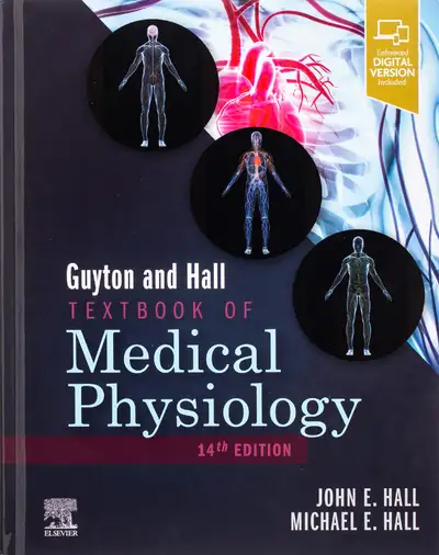 Guyton and Hall Textbook of Medical Physiology 14th Edition by John E. Hall 9780323597128 Text # (28...