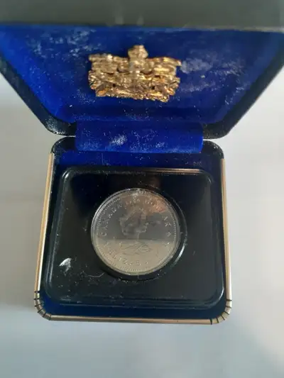 1984 Jacque Cartier Canadian Silver Dollar, View more