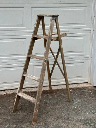 Vintage Wooden Step Ladder. $35. Near Berwick, NS., View more