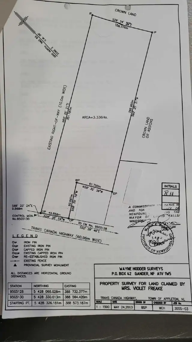 8 acres of land in Central NL