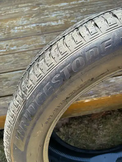 2 used Bridgestone Ecopia H/L 422 Plus 225/55/R19 50% - 60% tread life Can Tire are selling at $345...