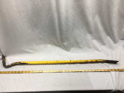 From prying and demolishing to removing stubborn nails, rely on the Heavy-Duty Wrecking Bar, 36-in t...