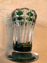 Val Saint Lambert Crystal vase