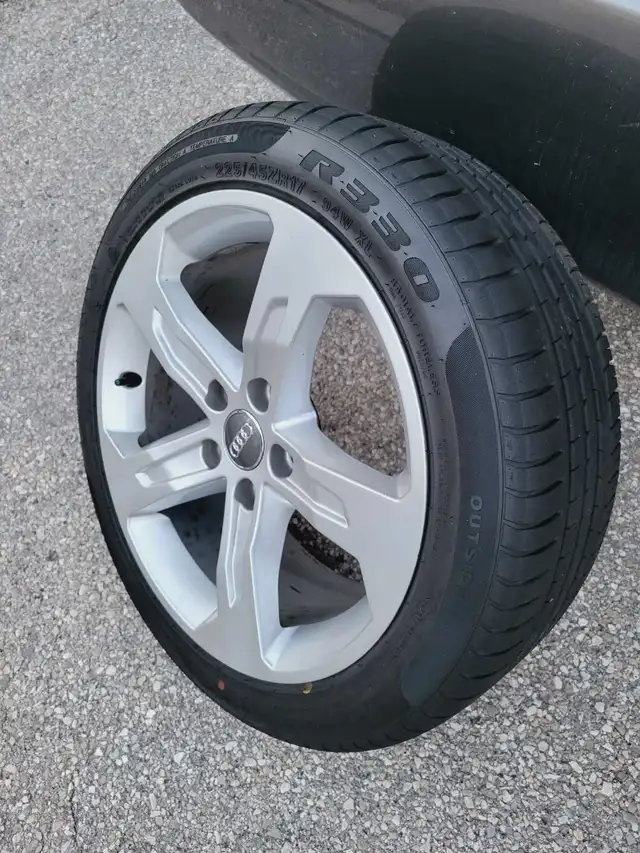 Audi VW A3/GTI/Golf Rims 225/45/17 Summer tires in Tires & Rims in City of Toronto - Image 3