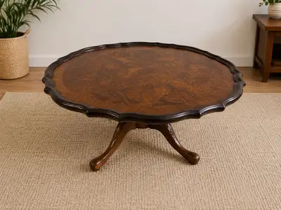 Vintage Round Coffee Table, View more