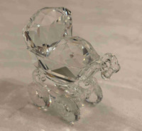 Swarovski Crystal Figurine “Baby Carriage” #7473005 (ad 65)